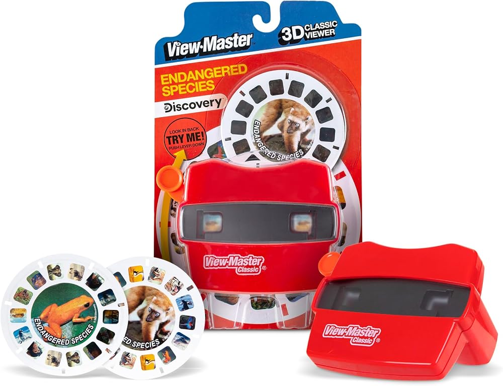 Classic Metallic Viewfinder with 2 Reels